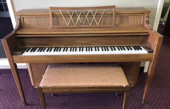 Chickering console piano