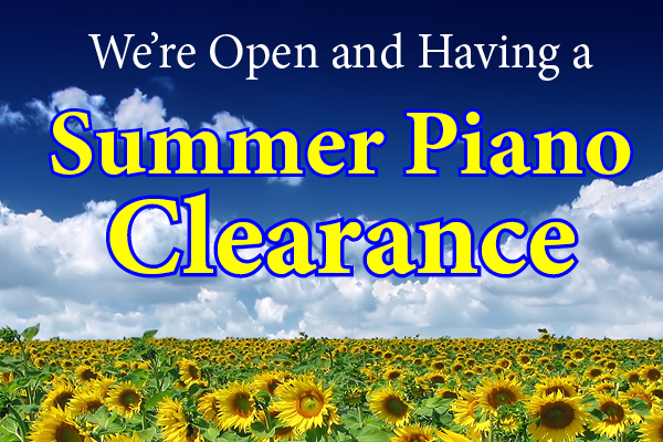 Summer Piano Clearance