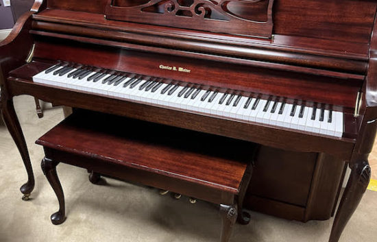 Charles R. Walter console piano