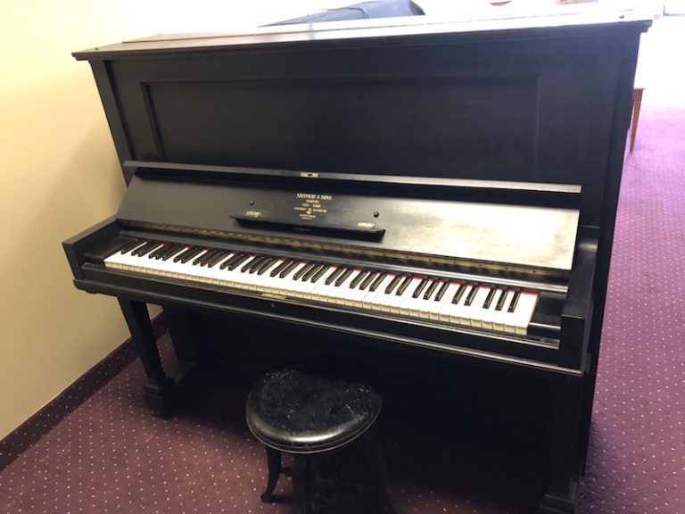 Steinway Upright Piano Used • 7,999 Piano & Organ Center