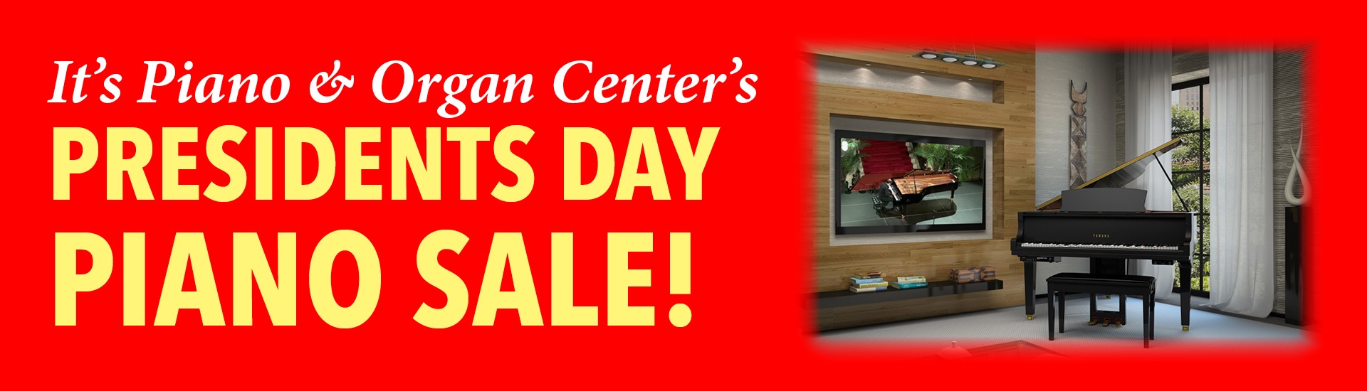 Presidents Day Piano Sale